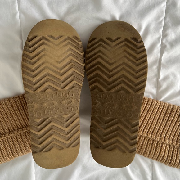 UGG Tan Cable Knit Tall Boots - Picture 16 of 16